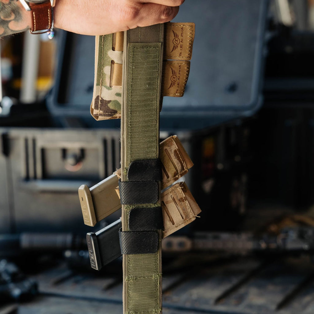 BLUE ALPHA ANGLED PISTOL MAGAZINE POUCH ADAPTER