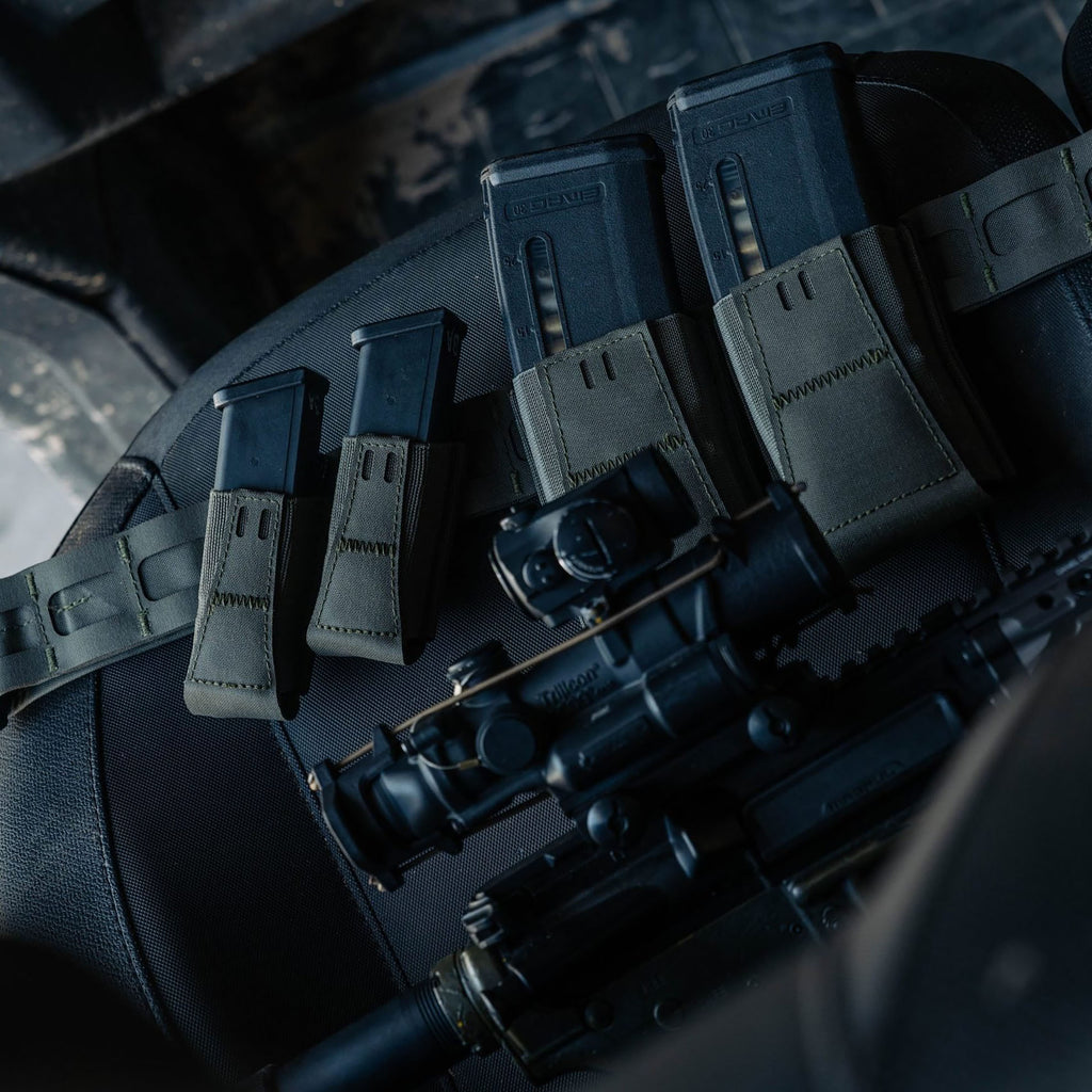 BLUE ALPHA ANGLED PISTOL MAGAZINE POUCH ADAPTER