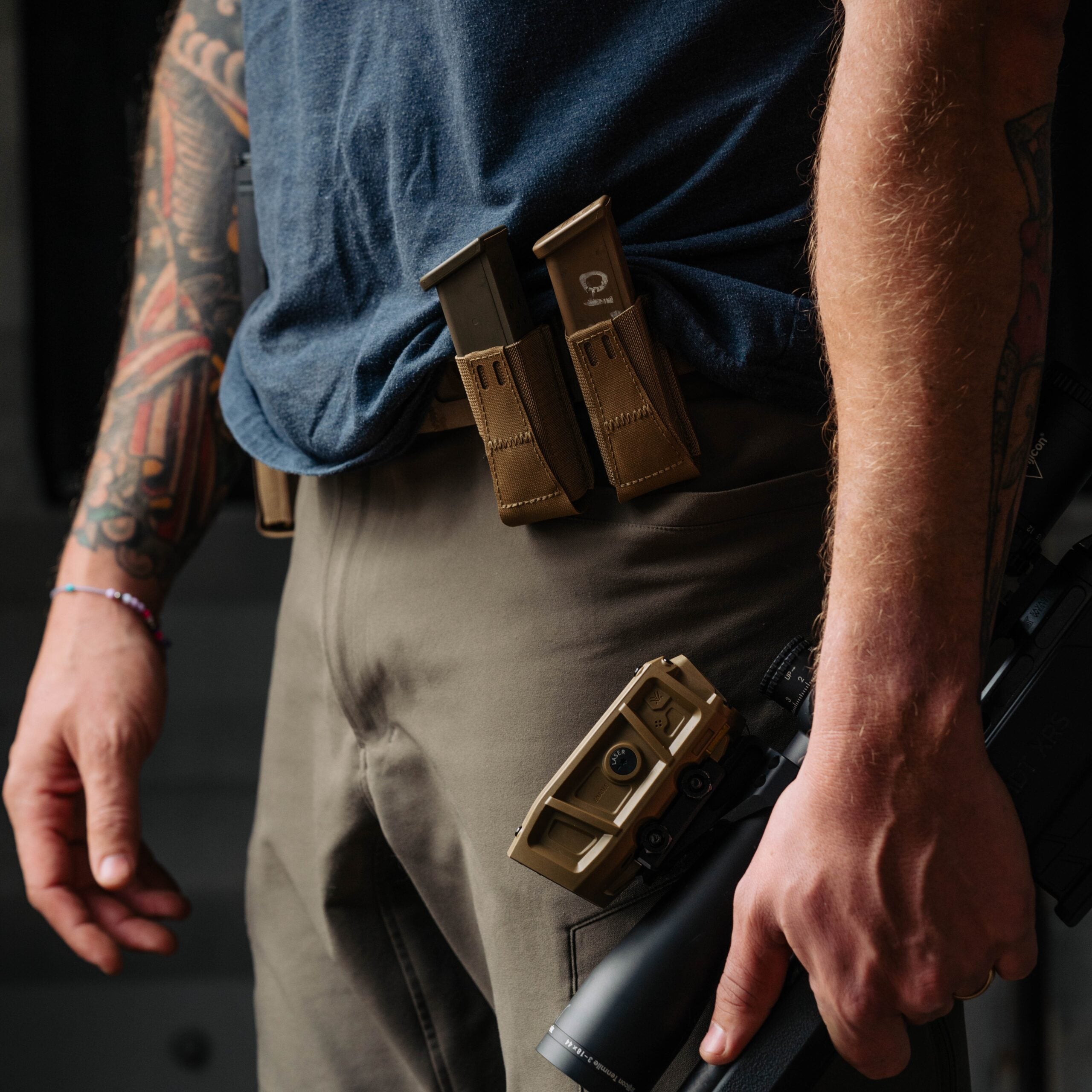 BLUE ALPHA PISTOL MAGAZINE POUCH – geartles