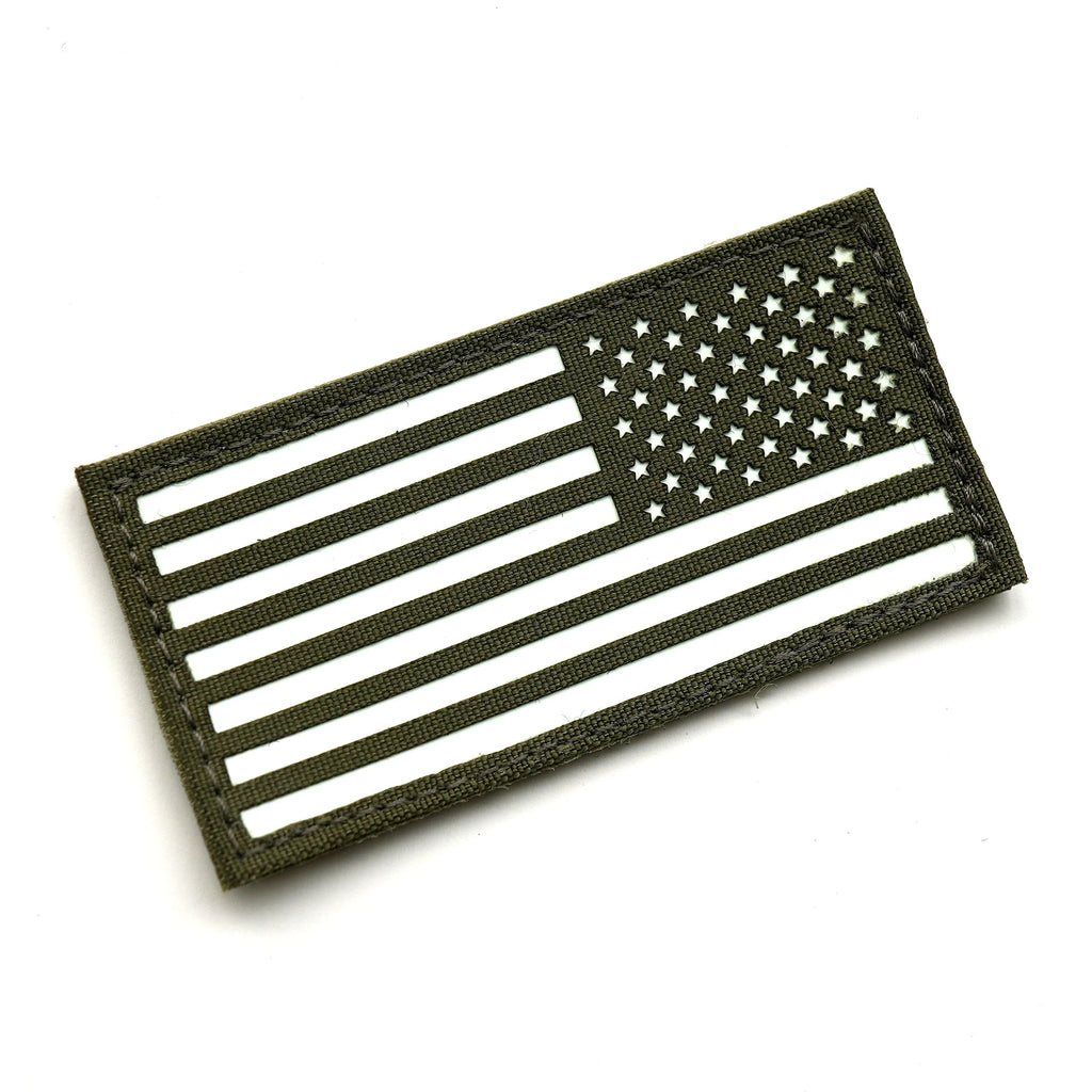 First Spear AMERICAN FLAG GLO CELL TAG, Reverse